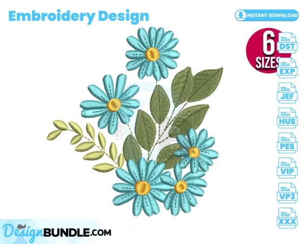 daisy-bunch-embroidery-design