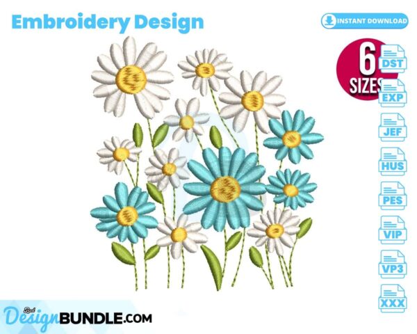 daisy-bunch-embroidery-design