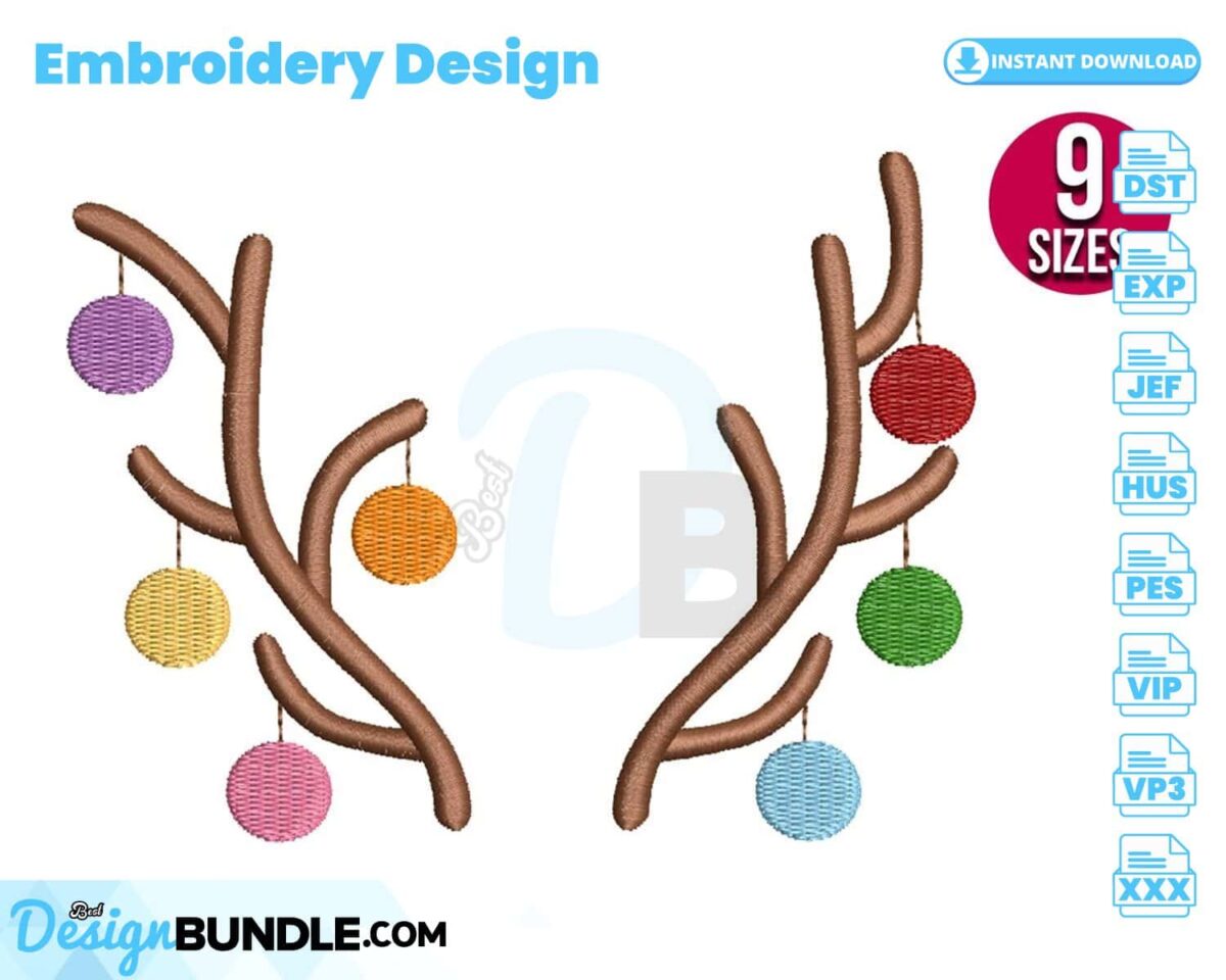 christmas-antlers-embroidery-design