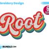 root-retro-embroidery-design