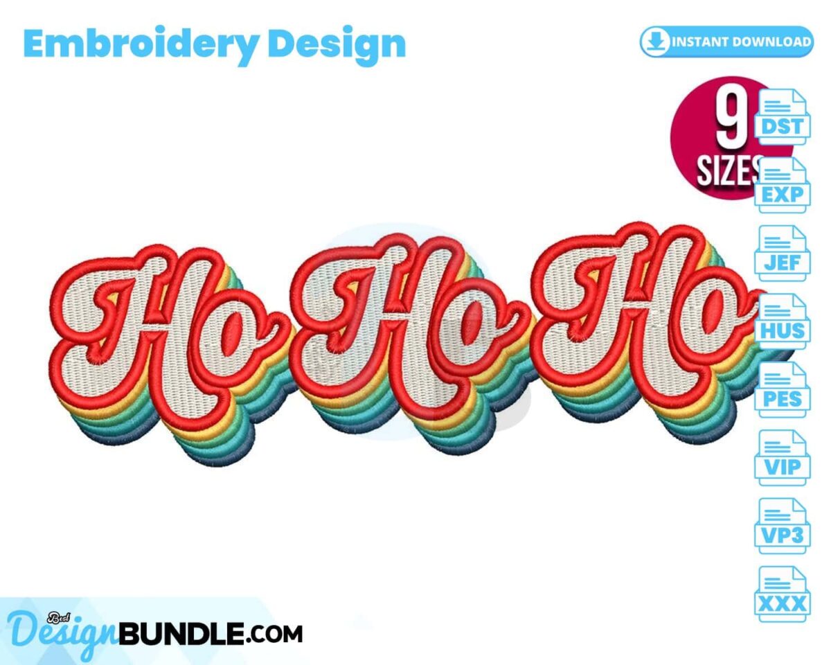 ho-ho-ho-embroidery-design