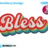 bless-retro-embroidery-design