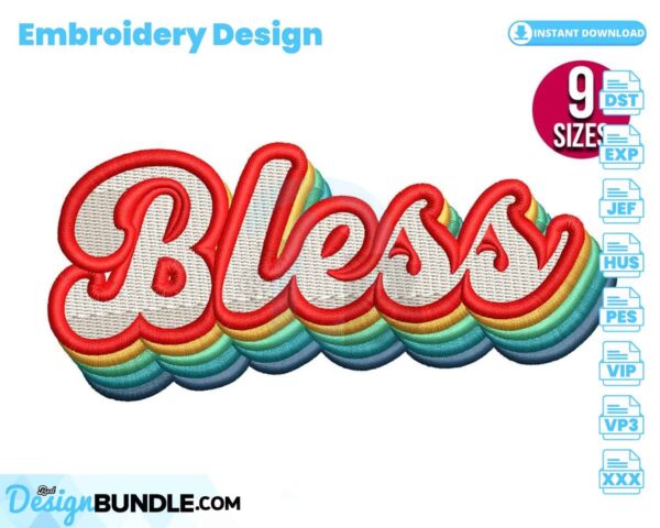 bless-retro-embroidery-design