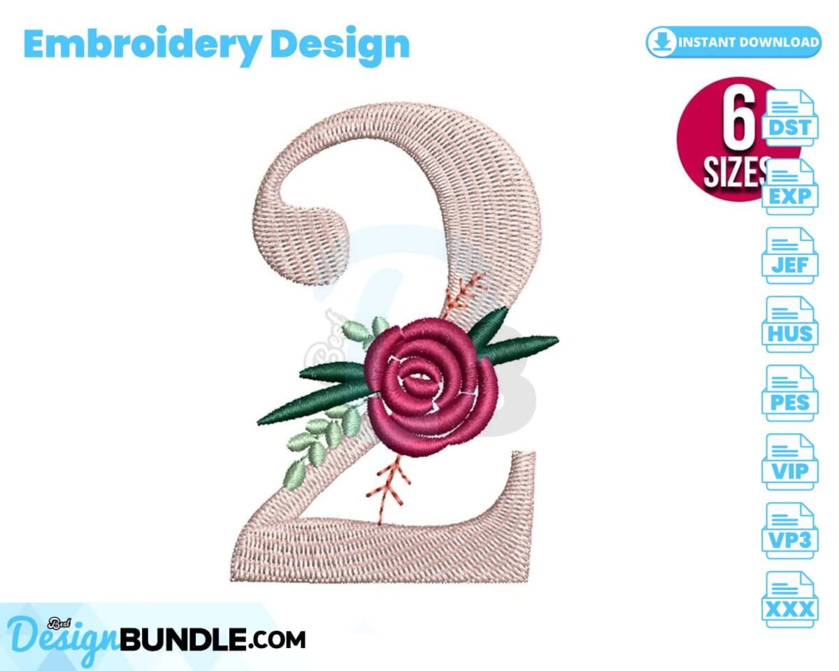floral-number-2-embroidery-design