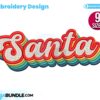 santa-retro-embroidery-design