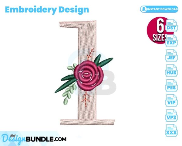 floral-number-1-embroidery-design