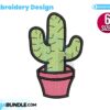 cactus-plant-embroidery-design