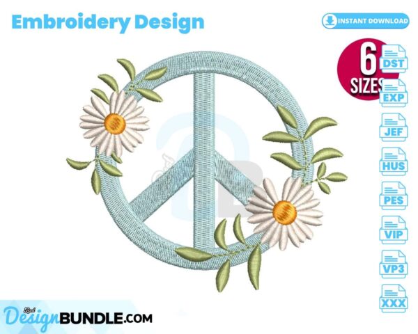 floral-peace-sign-embroidery-design