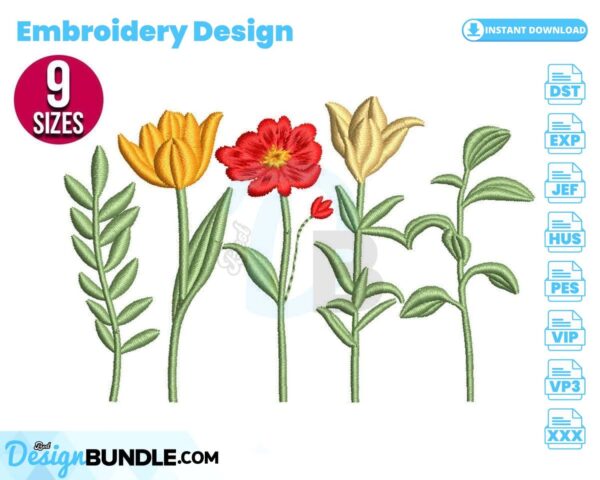 wildflowers-embroidery-design