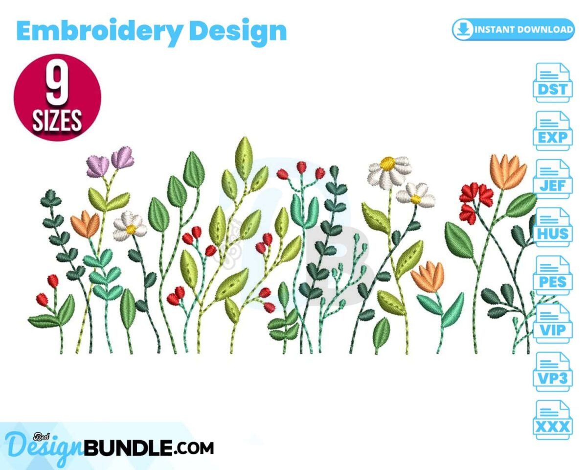 wildflowers-embroidery-design
