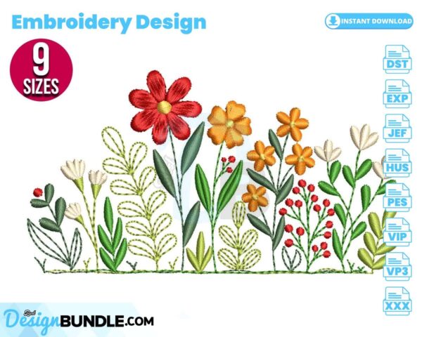wildflowers-embroidery-design