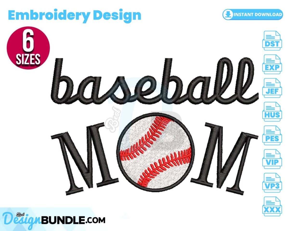 baseball-mom-embroidery-design