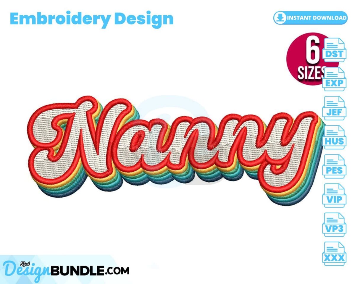 nanny-retro-embroidery-design
