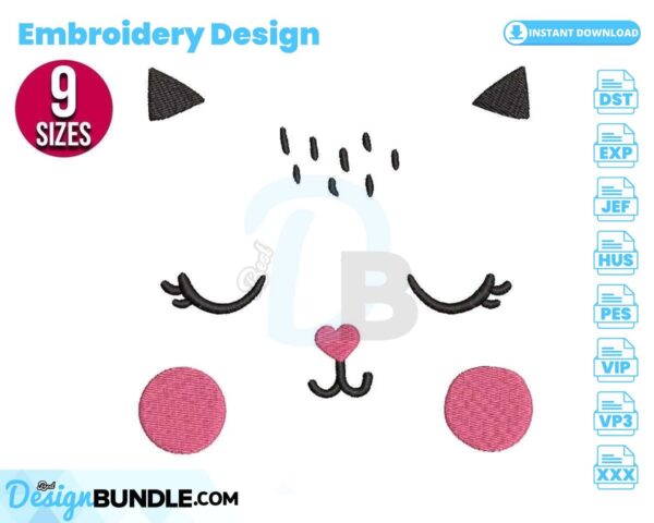 cat-face-embroidery-design