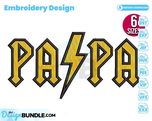 papa-embroidery-design
