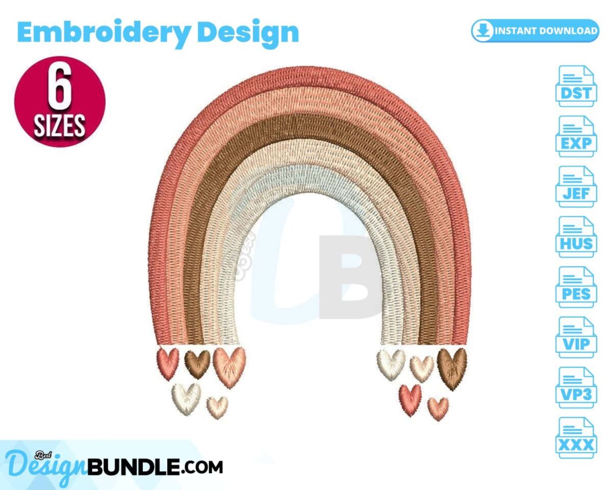 boho-rainbow-with-hearts-embroidery-design