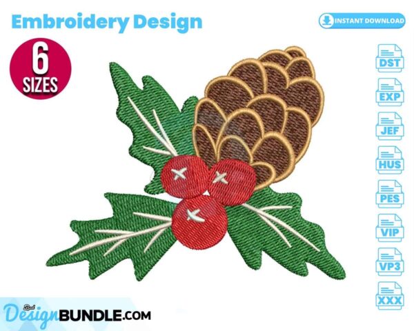 christmas-pine-cone-embroidery-design