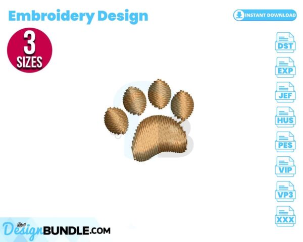 paw-embroidery-design