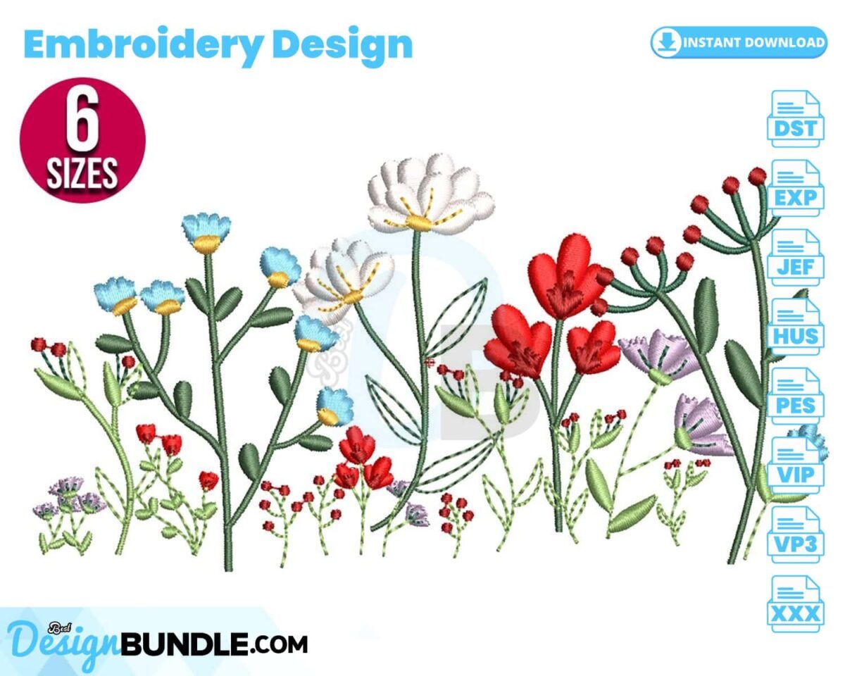 wildflowers-embroidery-design