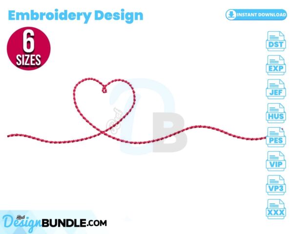 love-embroidery-design