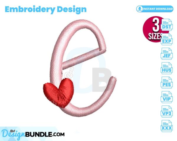 letter-e-with-heart-embroidery-design