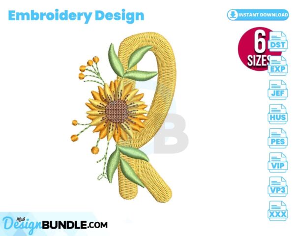 sunflower-alphabet-letter-r-embroidery-design