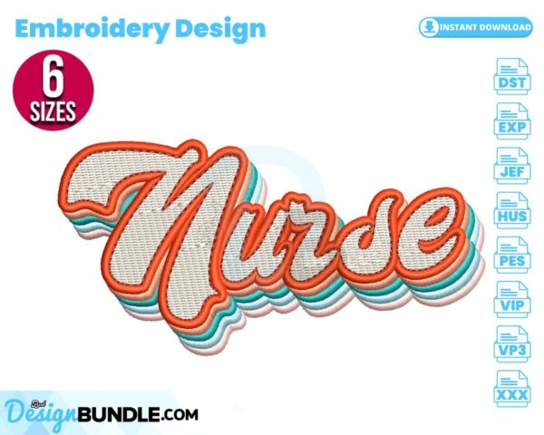 nurse-embroidery-design