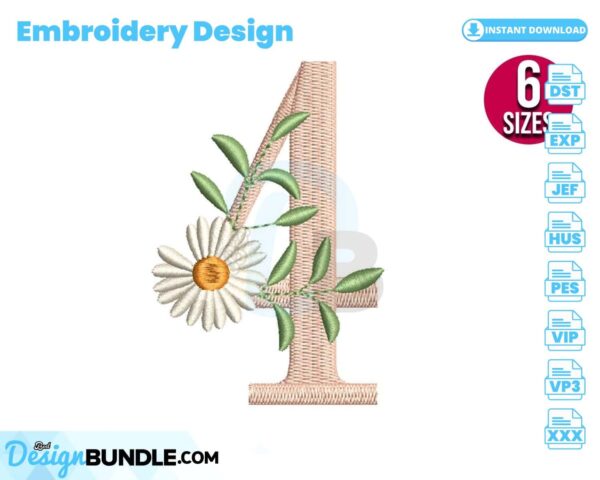 floral-alphabet-number-four-embroidery-design