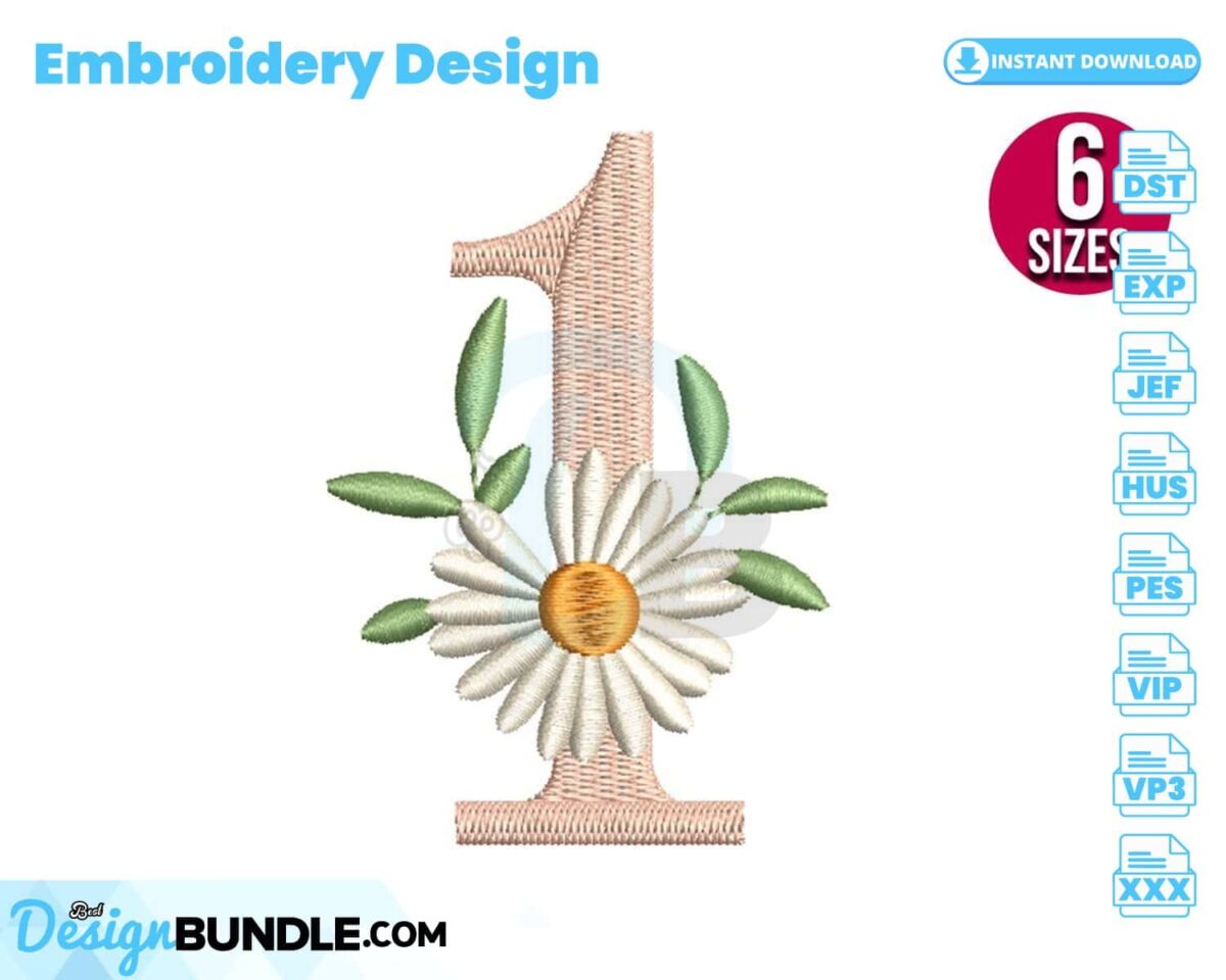 floral-number-one-embroidery-design