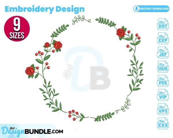 rose-wreath-embroidery-design