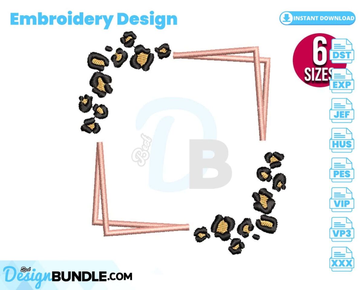 leopard-print-frame-embroidery-design