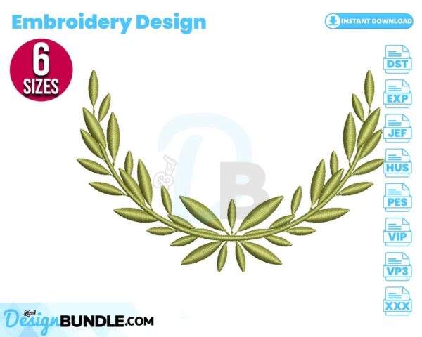 olive-wreath-embroidery-design