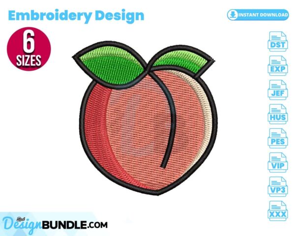 peach-embroidery-design