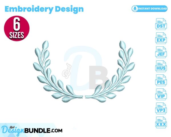 laurel-wreath-embroidery-design