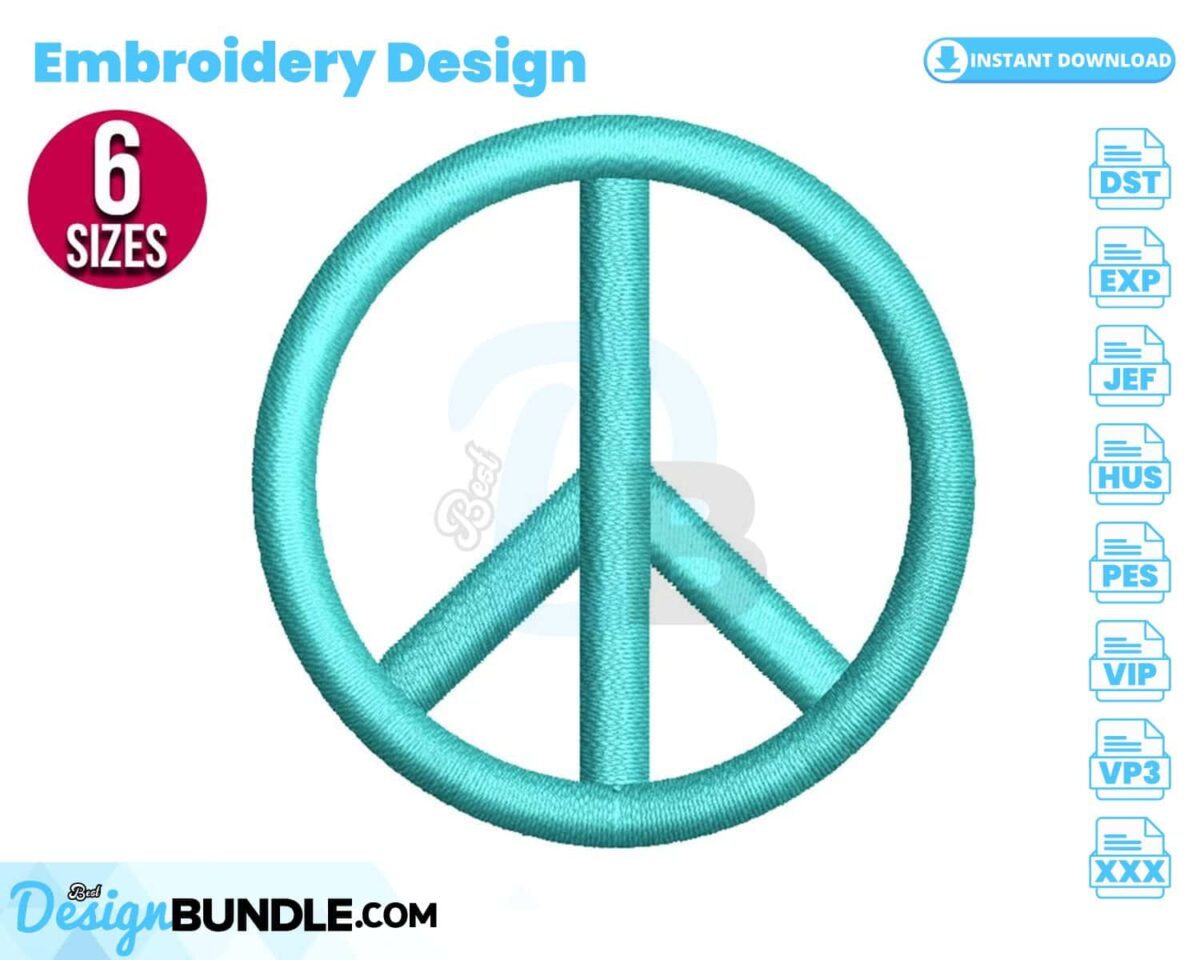 peace-sign-embroidery-design