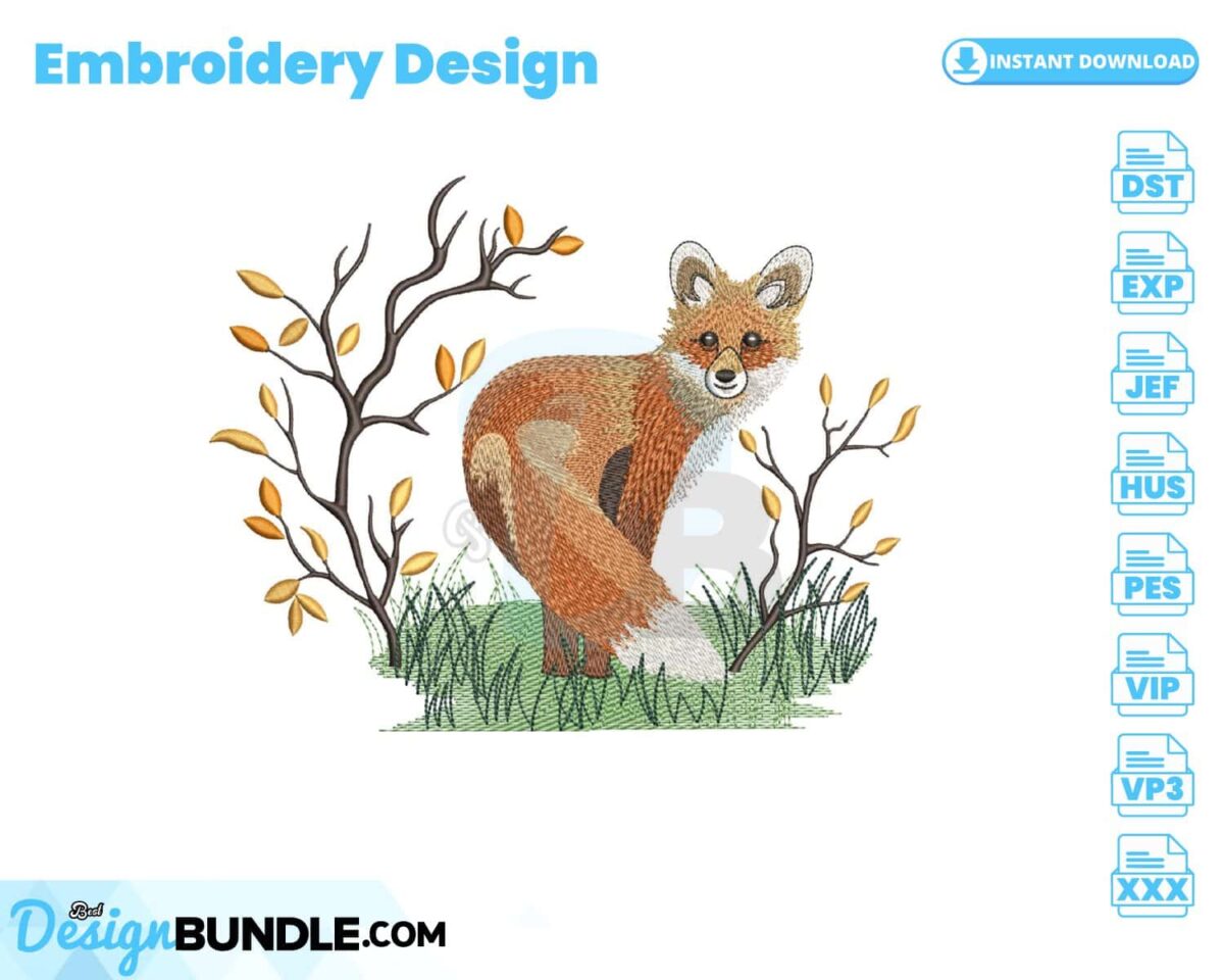 fox-machine-embroidery-design-embroidery-design