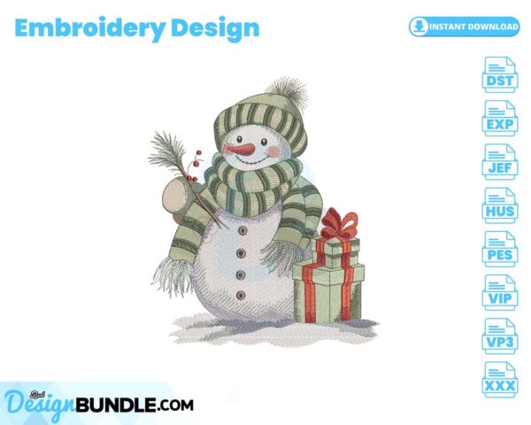 snowman-with-gifts-fir-branch-and-holly-embroidery-design