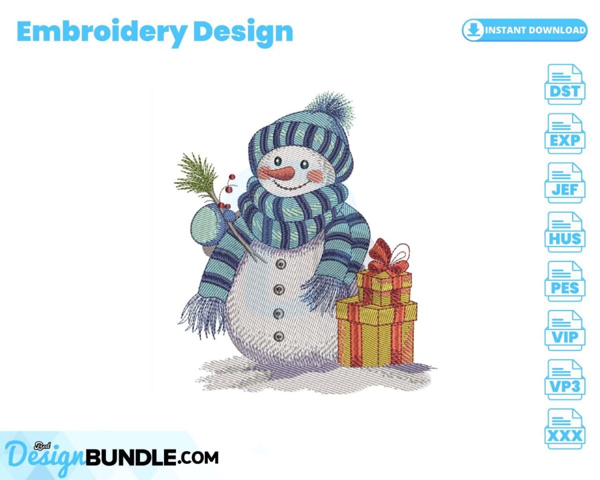 snowman-with-gifts-fir-branch-and-holly-embroidery-design
