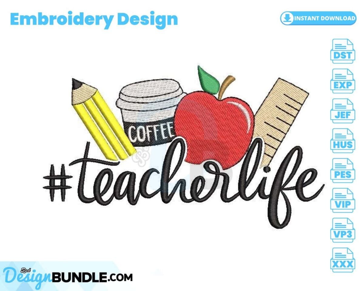 teacher-life-embroidery-design-embroidery-design