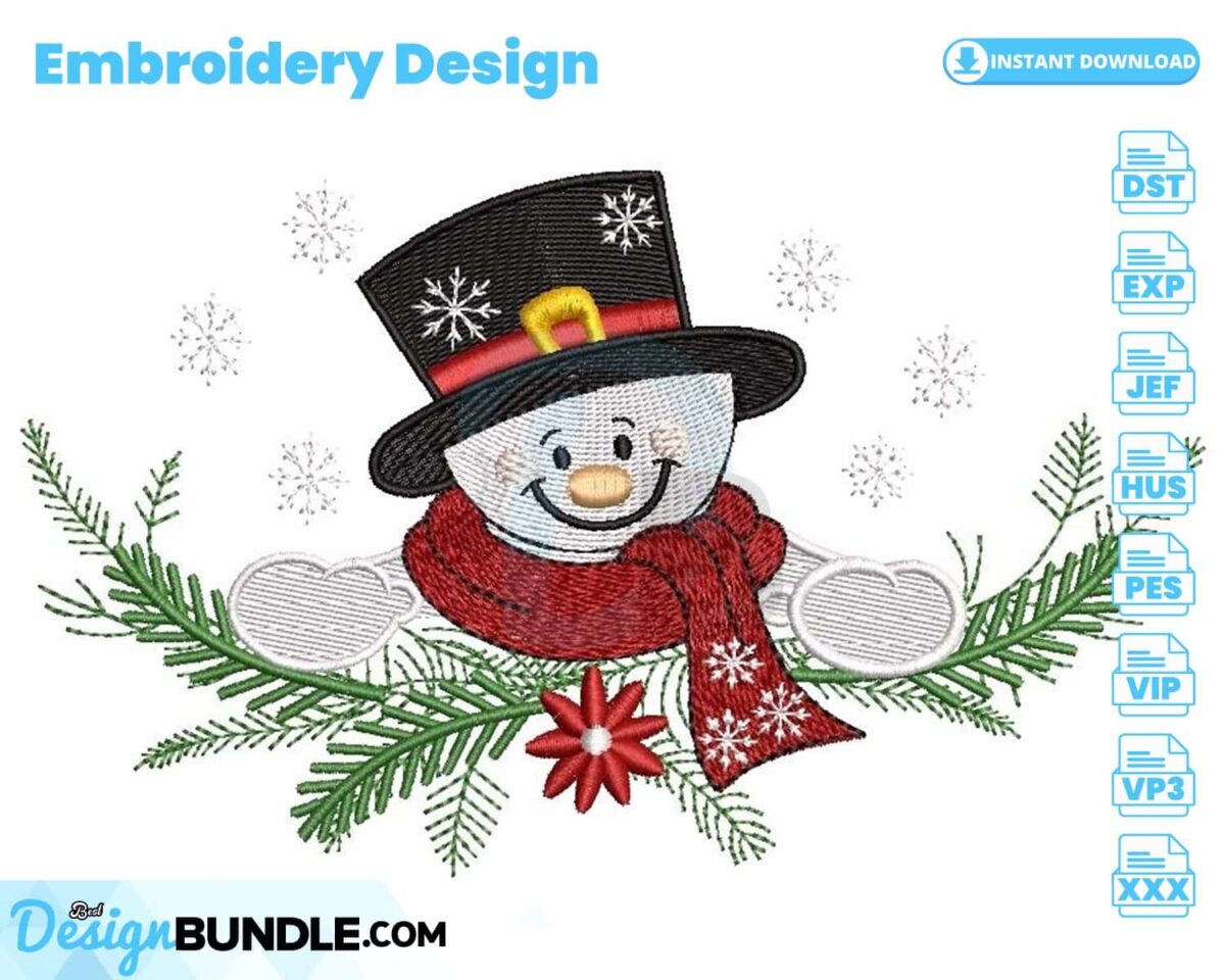 snowman-embroidery-design