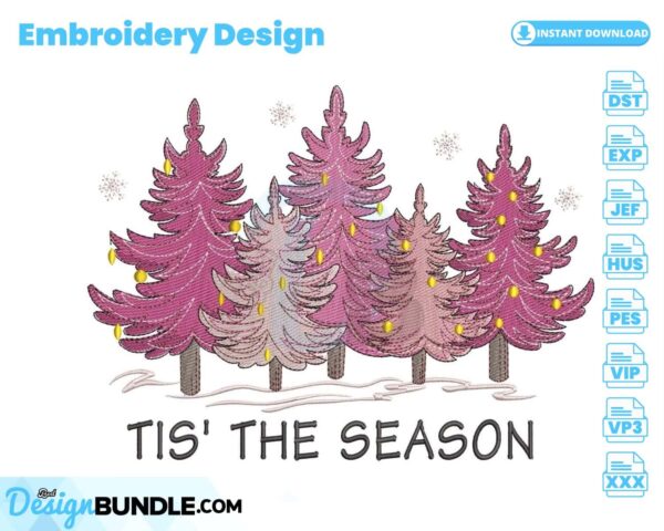 christmas-trees-embroidery-design
