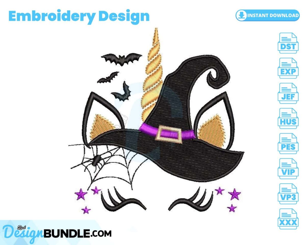 halloween-unicorn-embroidery-design