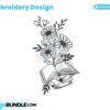 flowers-and-books-embroidery-design