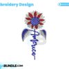 american-flag-with-sunflower-embroidery-design