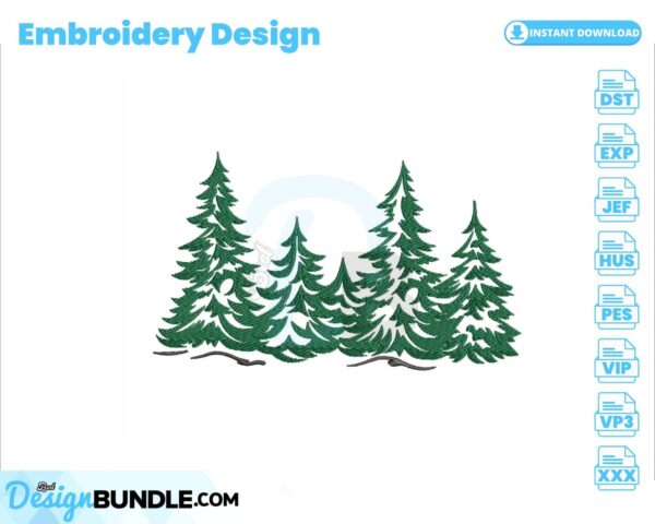 christmas-trees-embroidery-design
