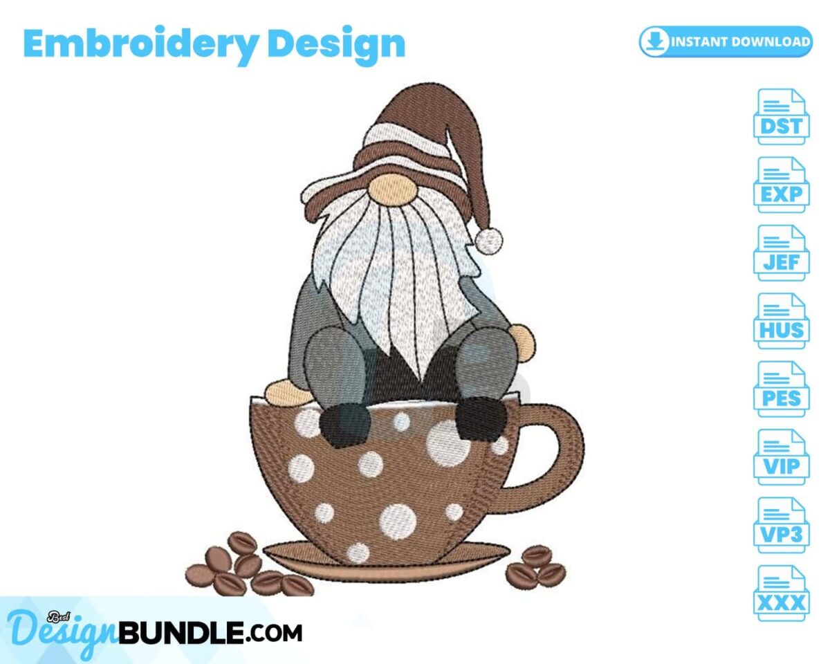 coffee-gnome-embroidery-design