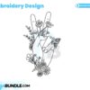 peace-fingers-sign-with-flowers-embroidery-design