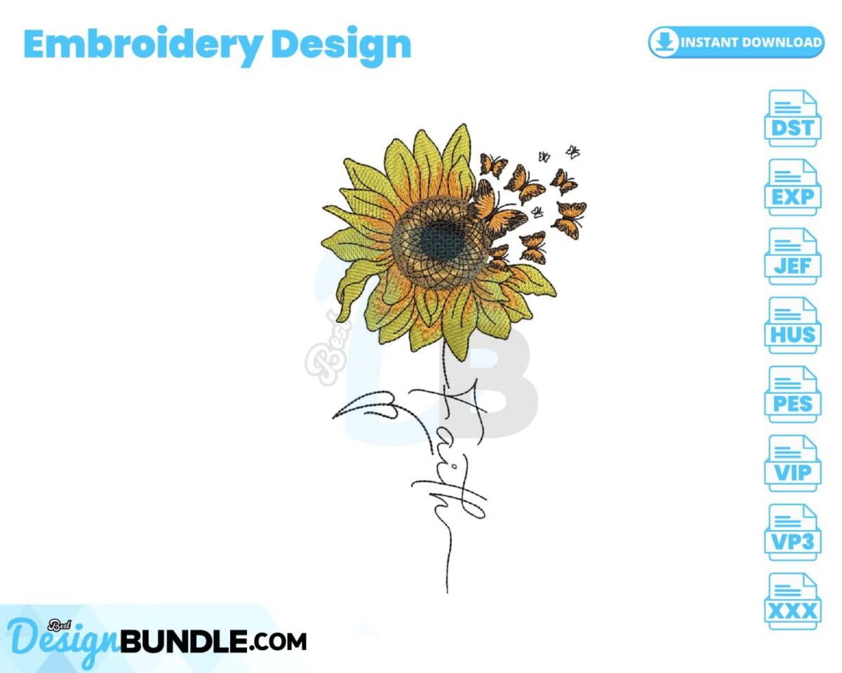 sunflower-embroidery-design