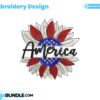 american-flag-with-sunflower-embroidery-design