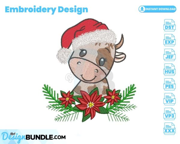 christmas-bull-embroidery-design
